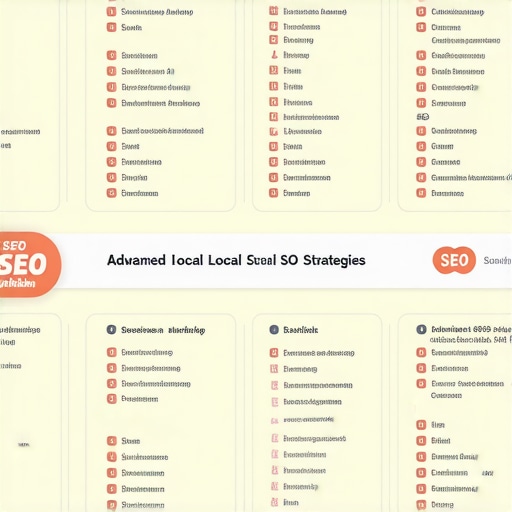 Advanced Local SEO Strategies 2024 Infographic illustrating complex local SEO tactics for Map Pack ranking