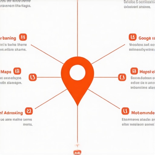 Infographic showing advanced tactics for improving Google Maps rankings in 2024.