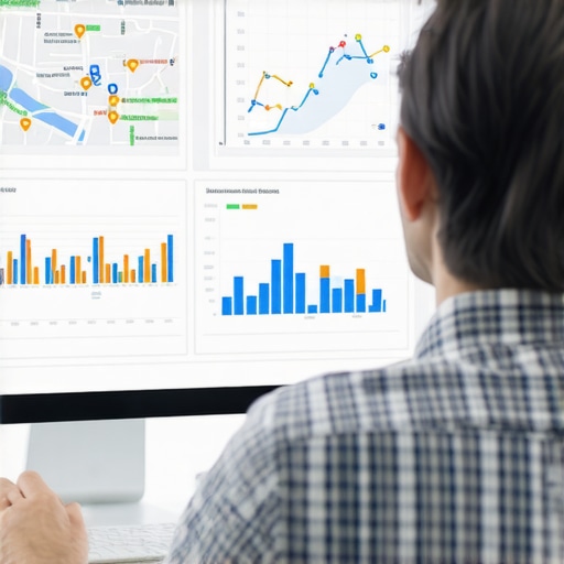 Analyzing Google Maps Metrics for Local SEO SEO analyst reviewing Google Maps data and performance metrics.