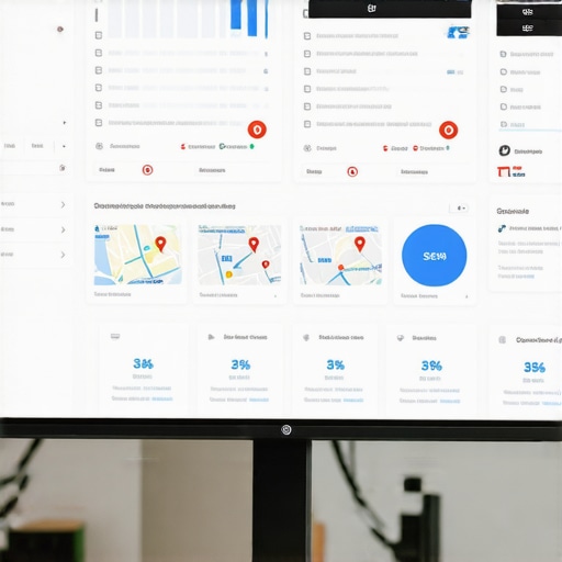 Person reviewing local SEO data on a laptop