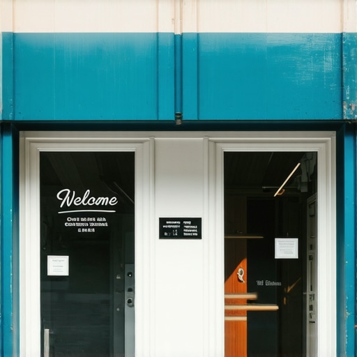 Bright and inviting small business storefront with optimized signage