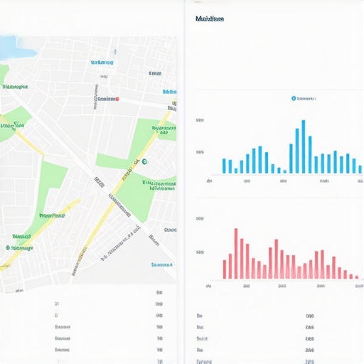 Local SEO Analytics Dashboard Dashboard displaying local SEO metrics and map pack performance