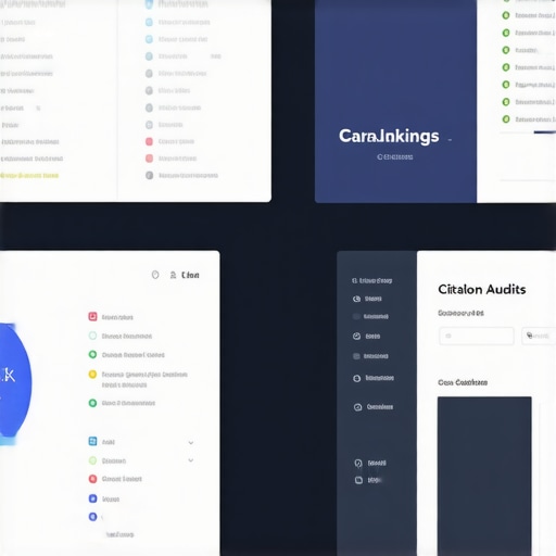 Local SEO Tools Dashboard Screenshot showing local SEO tools for rankings and citation management