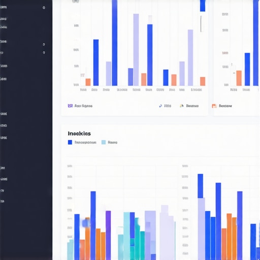 A computer screen showing analytics metrics related to local search and map rankings.