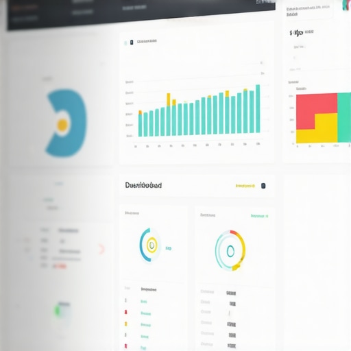 Screenshots of a comprehensive local SEO analytics dashboard highlighting map performance metrics.