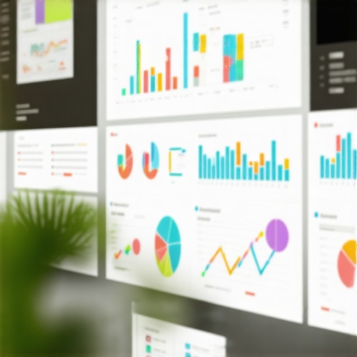 Screenshot of a digital dashboard displaying map SEO metrics and analytics.